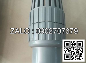 Van khóa thép đen tay vặn màu xanh 114