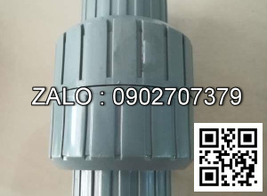 Van khóa thép đen tay vặn màu đỏ 27