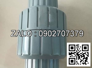 Van khóa thép đen tay vặn màu đỏ 34