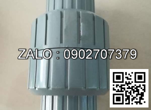 Van khóa thép đen tay vặn màu đỏ 49