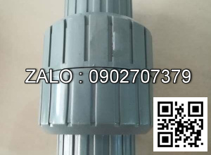 Van khóa thép đen tay vặn màu đỏ 90