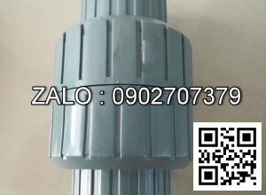 Van khóa thép đen tay vặn màu đỏ 140