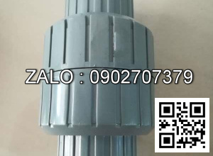 Van khóa thép đen tay vặn màu đỏ 168