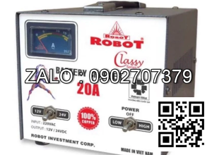 Máy nạp ắc quy tăng điện ROBOT 20A (12-24V)