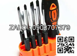 Bộ tuốc nơ vít Asaki đồng hồ cán dài 6
cây AK-9076