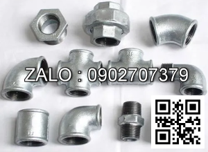 Nối nước thép đen giảm MS 140/49