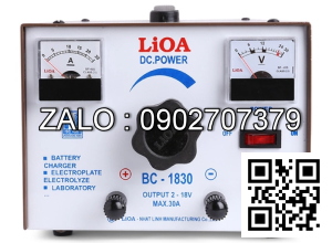 Máy nạp ắc quy 15A LiOA DC1830