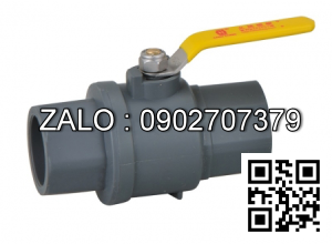 Van khóa nước thép đen răng trong RT tay gạt màu đỏ 60