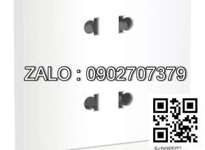 Bộ 2 ổ cắm 2 chấu Clipsal / Schneider E83426U2_WE_G19