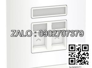 Bộ 2 ổ cắm mạng Clipsal / Schneider E8332RJS5_WE_G19