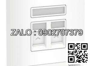 Bộ 2 ổ cắm mạng Clipsal / Schneider E8332RJS6_WE_G19