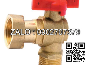 Van khóa nước thép đen tay gạt nước thép đen màu trắng 90