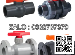 Van khóa nhựa tay gạt Inox màu xanh 140 STROMAN