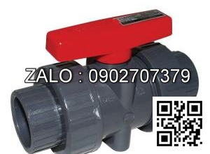 Van khóa nước nhựa tay gạt màu đỏ 42 STROMAN