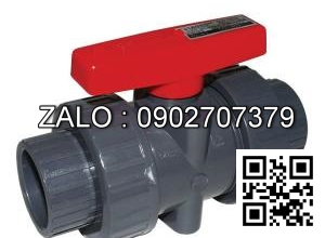 Van khóa nước nhựa tay gạt màu đỏ 200 STROMAN