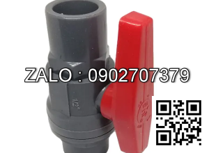 Van khóa nước nhựa tay vặn màu đỏ 27 STROMAN