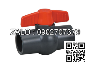 Van khóa nước nhựa tay vặn nước nhựa màu đỏ 90 STROMAN