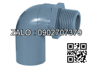 Co góc 90 nhựa ren ngoài uPVC D32*1 Bình Minh