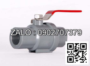 Van khóa nước nhựa răng trong RT tay vặn Inox màu đỏ 140 Đệ Nhất