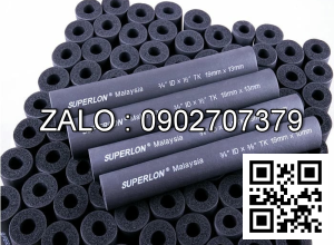 Bảo ôn ống đồng Superlon Malaysia D9,5 dày 19mm