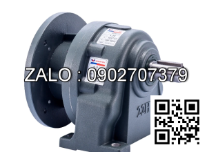 Hộp giảm tốc WANSHSIN mặt bích 1/2 HP 400W đầu cốt lòi 40mm , tỉ số truyền 210-1800