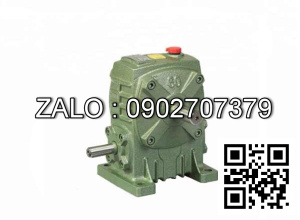 Hộp giảm tốc dạng đứng trục vít - bánh vít Yushen vỏ gang , size : 40 , tỉ số truyền 1/30 Cốt vào( cốt nhỏ) nằm dưới Model : WPA