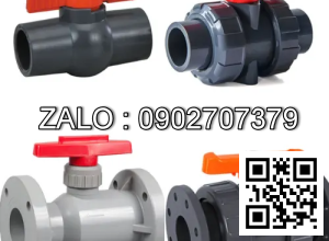 Van khóa nhựa răng trong RT tay vặn nhựa màu xanh 90 Đạt Hòa