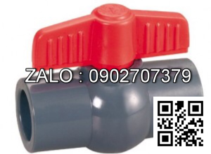 Van khóa nhựa tay vặn nhựa màu đỏ 200 Đạt Hòa