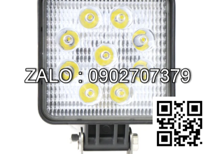 Đèn pha 9 led ( 12V-80V) 27W, sáng trắng