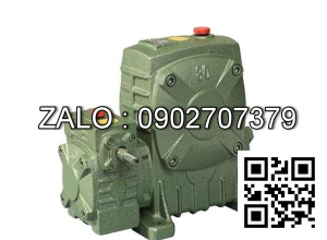 Hộp giảm tốc trục vít 2 cấp , 2 hộp số ghép lại với nhau vỏ gang , size : 120 , tỉ số truyền 1/4000 Model : WPEA