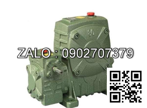 Hộp giảm tốc trục vít 2 cấp , 2 hộp số ghép lại với nhau vỏ gang , size : 135 , tỉ số truyền 1/6000 Model : WPEA