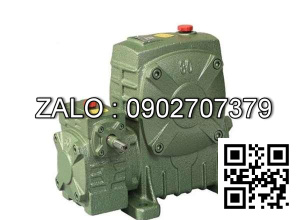 Hộp giảm tốc trục vít 2 cấp , 2 hộp số ghép lại với nhau vỏ gang , size : 147 , tỉ số truyền 1/800 Model : WPEA