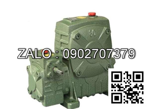 Hộp giảm tốc trục vít 2 cấp , 2 hộp số ghép lại với nhau vỏ gang , size : 200 , tỉ số truyền 1/6000 Model : WPEA