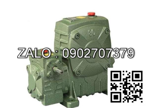 Hộp giảm tốc trục vít 2 cấp , 2 hộp số ghép lại với nhau vỏ gang , size : 250 , tỉ số truyền 1/500 Model : WPEA