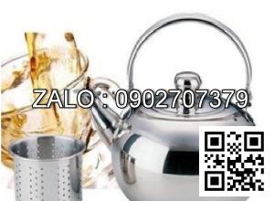 Ấm trà inox có lọc AB (Kiện 120 cái)