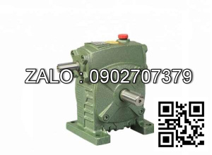 Hộp giảm tốc dạng vuông góc thân đứng vỏ gang , size : 135 , tỉ số truyền 1/15 cốt đầu vào nằm ở phía trên Model : HW ( WPS )