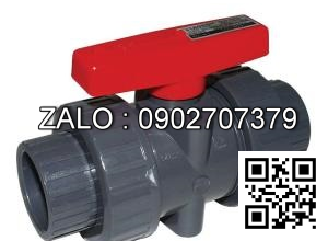 Van khóa nước nhựa tay gạt màu đỏ 114 Đạt Hòa