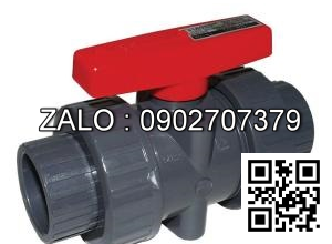 Van khóa nước nhựa tay gạt màu đỏ 140 Đạt Hòa