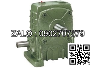 Hộp giảm tốc dạng vuông góc thân đứng vỏ gang , size : 155 , tỉ số truyền 1/20 cốt đầu vào nằm ở phía dưới Model : LW ( WPA )