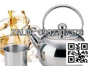 Ấm trà inox có lọc AB (Kiện 120 cái)