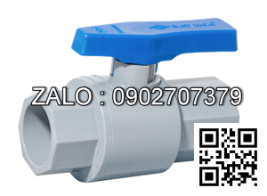 Van khóa nước nhựa tay vặn màu xanh 60 Đạt Hòa