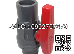 Van khóa nước nhựa tay vặn màu đỏ 160 Đạt Hòa