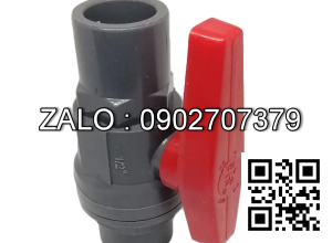 Van khóa nước nhựa tay vặn màu đỏ 168 Đạt Hòa