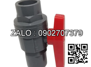 Van khóa nước nhựa tay gạt nước nhựa màu đỏ 140 Đạt Hòa