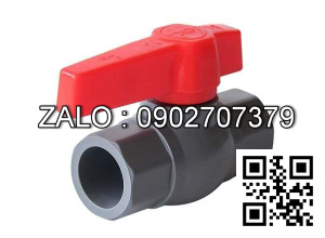 Van khóa nước nhựa tay vặn nước nhựa màu trắng 200 Đạt Hòa