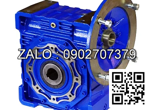 Hộp giảm tốc vỏ nhôm Model : NMRV 040 ( 63B5 ) lỗ cốt âm vuông 11mm , tỉ số truyền 40