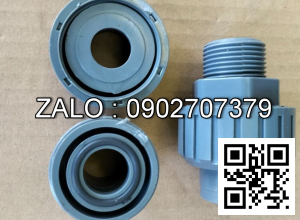 Rắc co nhựa ren ngoài 49