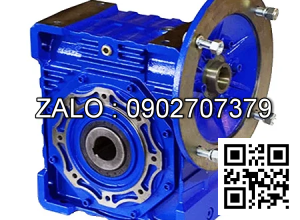 Hộp giảm tốc vỏ nhôm Model : NMRV 050 ( 80B5 ) lỗ cốt âm vuông 19mm , tỉ số truyền 15