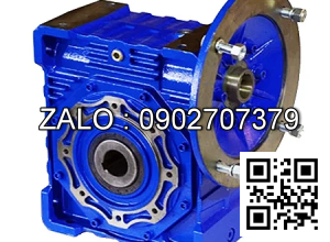 Hộp giảm tốc vỏ nhôm Model : NMRV 050 ( 71B5 ) lỗ cốt âm vuông 14mm , tỉ số truyền 7.5