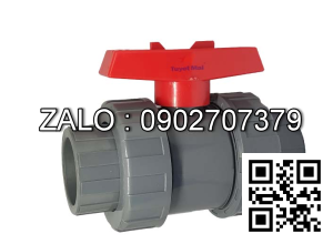 Van bi nhựa tay gạt rắc co sử dụng ống phi 63 Tiền Phong